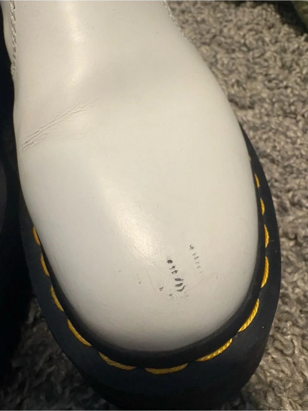 Dr. Martens white leather